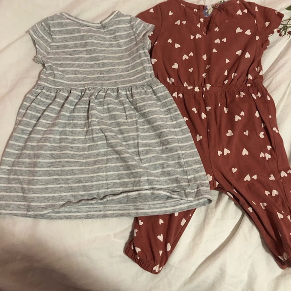 Baby Heart Printed Dress & Romper🤍 - Picture 4 of 5